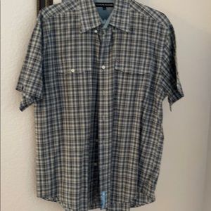 Tommy plaid short sleeve dress shirt